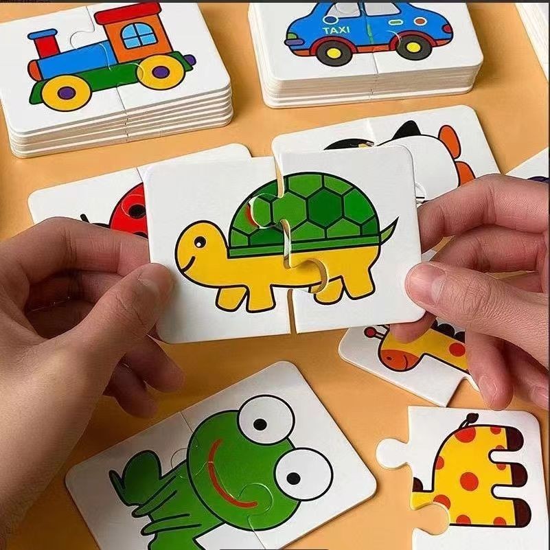 儿童益智玩具配对拼图幼儿早教拼图智力动脑启蒙1-3岁4-6岁男女孩